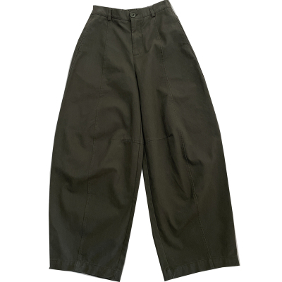 日系复古工装休闲弯刀裤