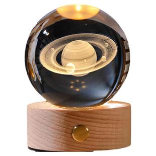 发光水晶球星空触摸充电小夜灯摆件生日礼物送女生高级感实用新年