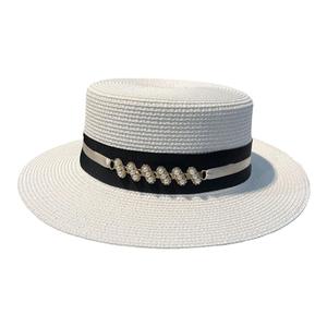 草帽平顶女防晒遮阳时尚夏季