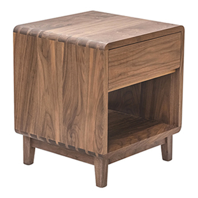 简约现代北欧北美樱桃实木床头柜