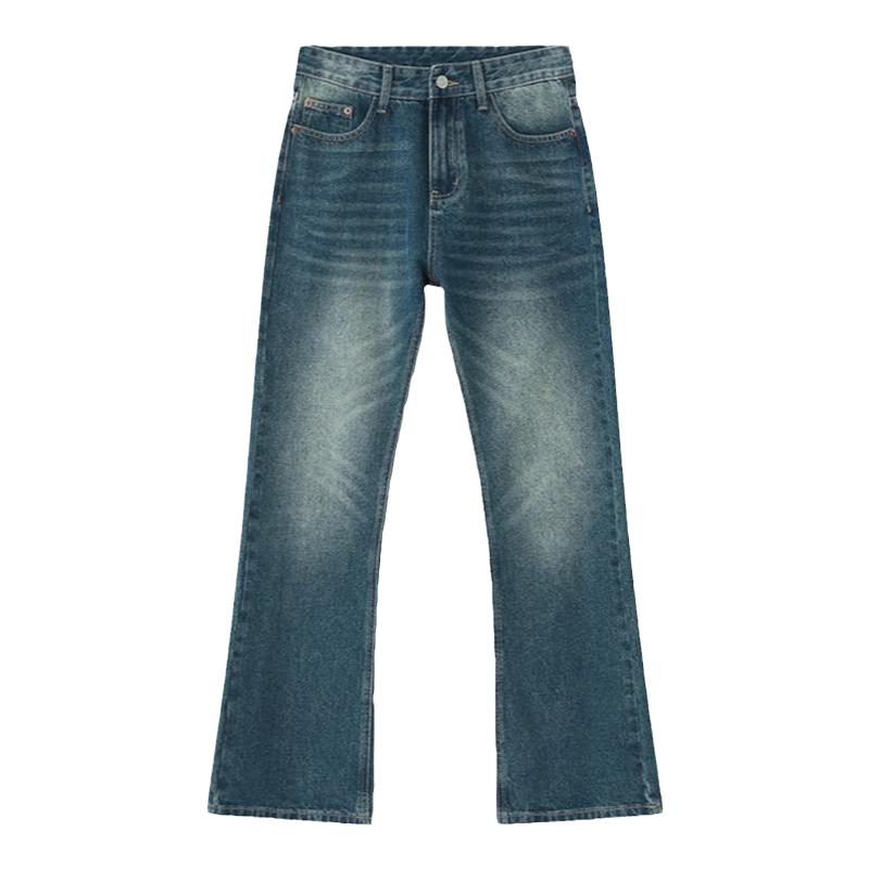 PUBLIC RADIO｜Japanese Smallspeaker90S复古水洗牛仔微喇叭长裤