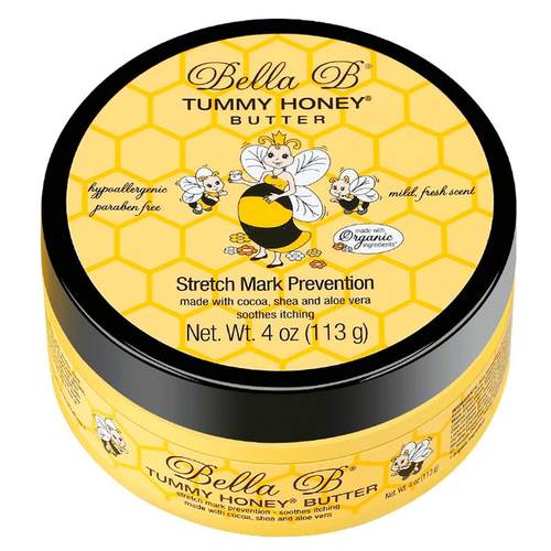 美国小蜜蜂产前孕妇专用预防壬辰纹霜天然护肤品妊辰纹孕期3罐装