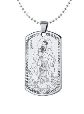 东方兵学鼻祖孙武男女款定制项链