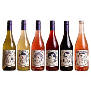 酒心派澳洲叛逆者丑男PetNat流浪的洛克红葡萄酒白葡萄酒自然酒