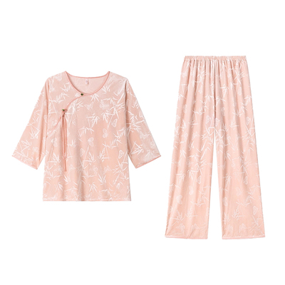 达芬奇密码金丝绒睡衣女家居服