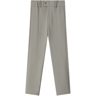 加绒秋冬款休闲裤男修身直筒休闲小西装裤2025新款宽松长裤子加厚