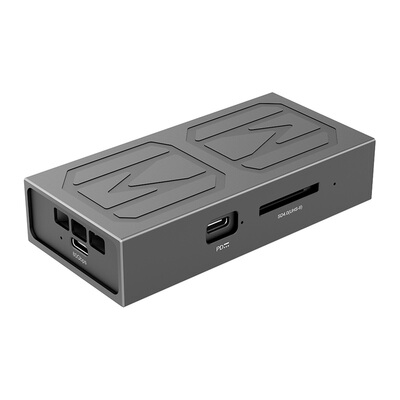 迈和伦硬盘盒读卡器雷电5+USB3.2