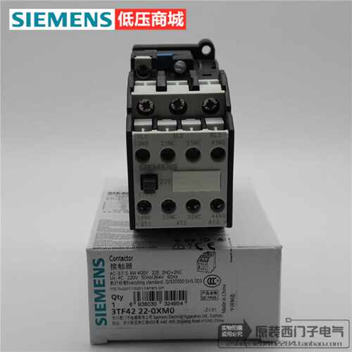 议价原装西门子SIEMENS接触器3TB4222-0XM0替代3TF4222-0XM0 16A