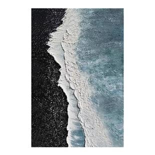 手绘油画立体肌理画抽象手工玄关挂画后现代简约画北欧客厅装饰画