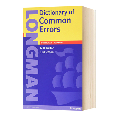 朗文常见错误词典 Longman Dictionary of Common Errors 英文原版工具书 进口学习英语词汇书籍