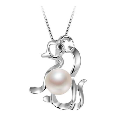 京润珍珠吊坠项链12生