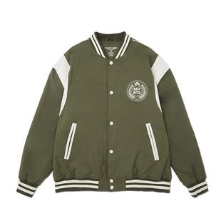 NPNG复古棒球服男女秋冬拼接设计学院风外套运动休闲宽松情侣外套