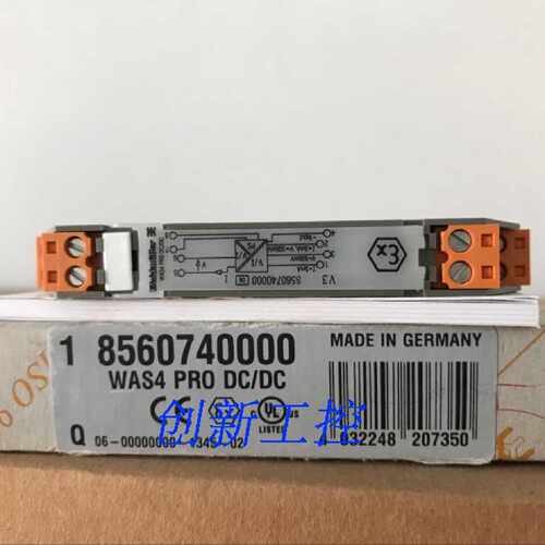 议价全新原装正品魏德米勒模拟信号隔离器 8560740000 WAS4 PRO D