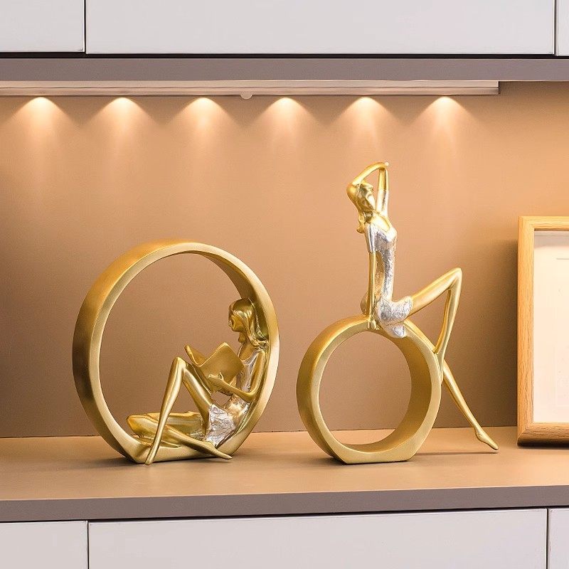 创意家居客厅工艺品现代简约室内电视柜摆件个性装饰品酒柜卧室