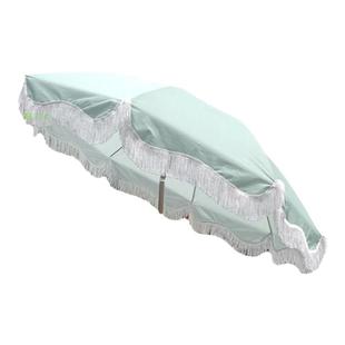 露天花园带防水涂层沙滩伞庭院大太阳伞户外遮阳伞别墅桌椅配套伞