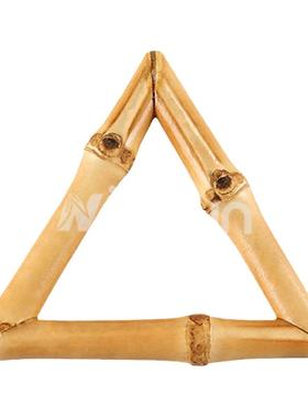 竹木藤餐巾圈酒店西餐厅手工制竹节根鞭三角形餐巾口布扣环