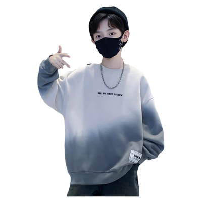 春秋男童休闲渐变卫衣