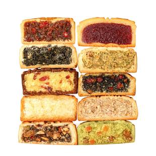 多口味老五仁花生黑芝麻椰蓉月饼巧克力蔓越莓中秋月饼传统糕点