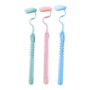 S型横向牙刷软毛竖式刷牙齿护龈成人青少年专用异形弯头家用情侣