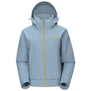 骆驼女装短款三防冲锋衣外套女小个子春秋防水休闲夹克登山服外套