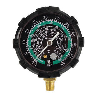 空调加氟表单表头冷媒表头 雪种表头加氟压力表盘 汽车空调加氟表