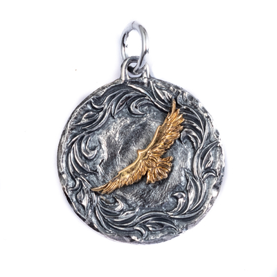 国现唐草金鹰展会限定手工项链