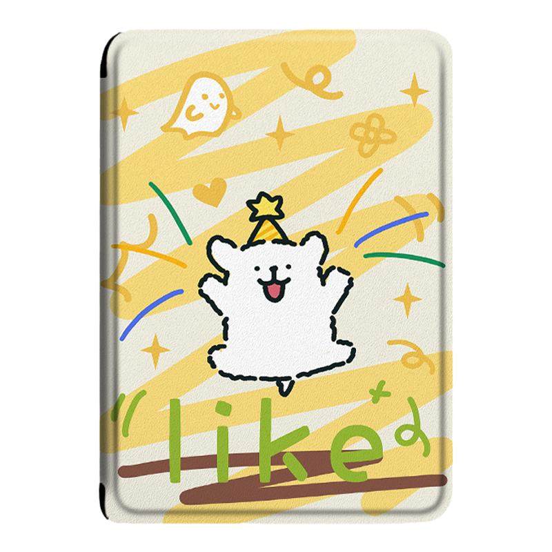 小狗电子书保护套适用kindle第12代paperwhite/scribe/6寸卡通kpw6/5/4电纸书oasis3/
