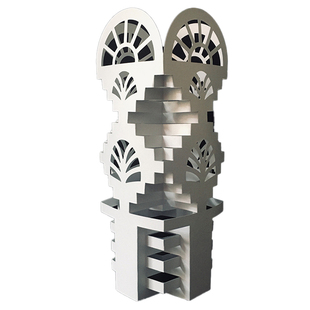 新款 卡纸立体构成 柱体面构成 diy手工作业作品教师技能比赛