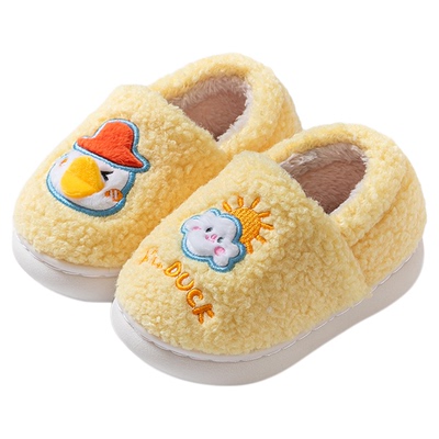zhubaba2025新款小黄鸭儿童棉鞋