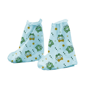 儿童一次性雨鞋套防水防滑耐磨上学专用长高筒靴塑料户外旅游雨鞋