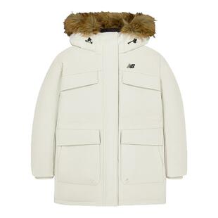 预售|New Balance NB新秋冬女防泼水毛领连帽鸭绒羽绒服WJ6289PX
