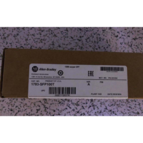 议价1783-SFP100T美国 罗克韦尔 AB 电口模块1783SFP100T 全新原