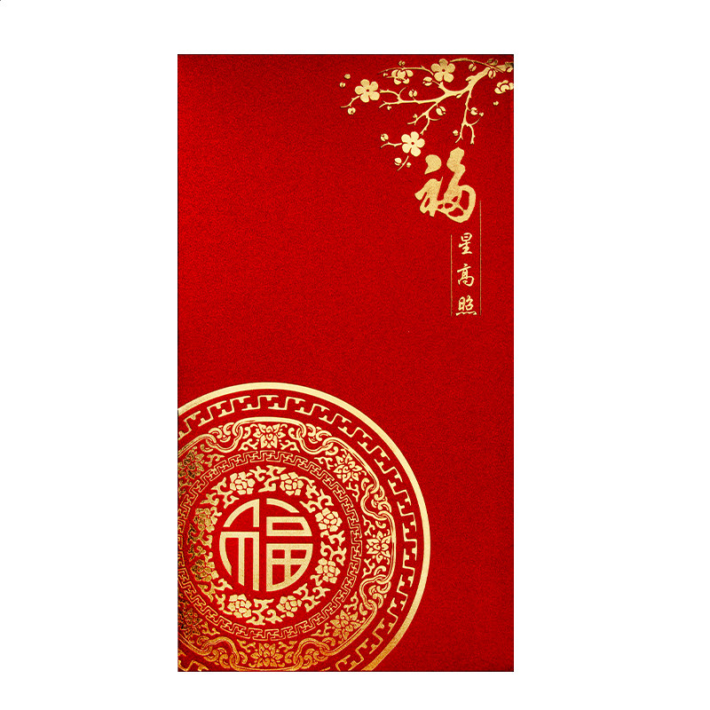 装一万元的大号加厚红包袋2026新款高档马年福字通用利是封包定制