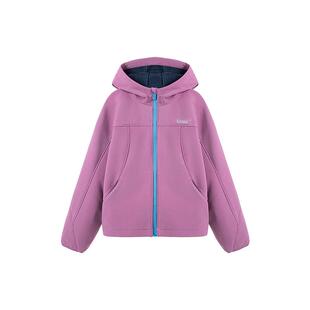 【热能黑科技】半度闲女童加绒软壳外套秋冬装洋气新款儿童加厚潮