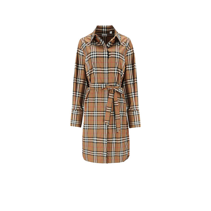 BURBERRY/博柏利长袖衬衫连衣裙