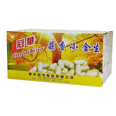冠华10斤箱装蒜香味花生带壳零食