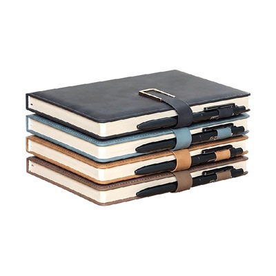 得力A5加厚商务笔记本亲肤手感