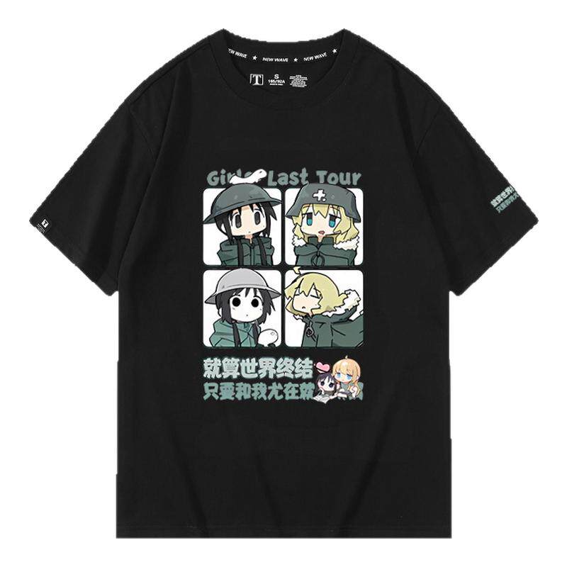 休闲宽松纯棉情侣短袖