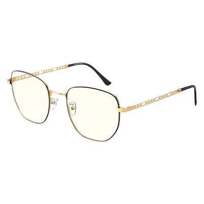 帕森时尚金属方框防蓝光眼镜