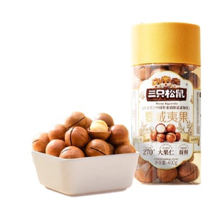 三只松鼠2025年新货夏威夷果坚果炒货大颗粒干果每日坚果零食小吃