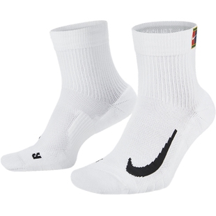 Nike耐克男女袜子2026新款网球运动训练舒适短袜2双装CU1309-100