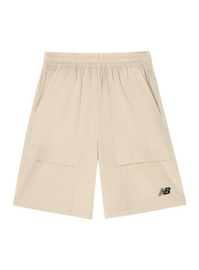 Newbalance nb官方童装 4-14岁儿童夏季松紧腰舒适中性梭织短裤
