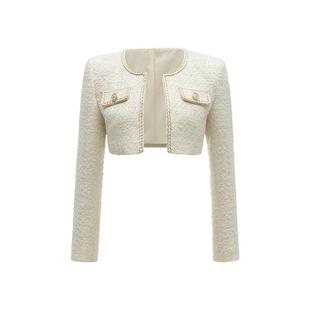 kiss of life-BELLE同款法式千金小香风短外套时髦立体胸衣两件套