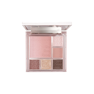 程十安CZEL绔姿眼影盘腮红盘一体日常淡妆哑光六色大地色高光修容