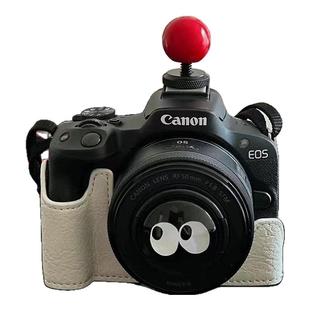 适用于佳能相机镜头盖热靴盖m50m200配件200dII R50R10小痰盂50mm