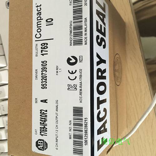 议价1769-IF4XOF2 全新 原装 rockwell AB CompactLogix 1769IF4X