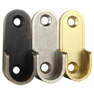 衣柜挂衣杆固定配件五金件挂杆衣杆托衣橱内挂钩法兰座衣柜衣托