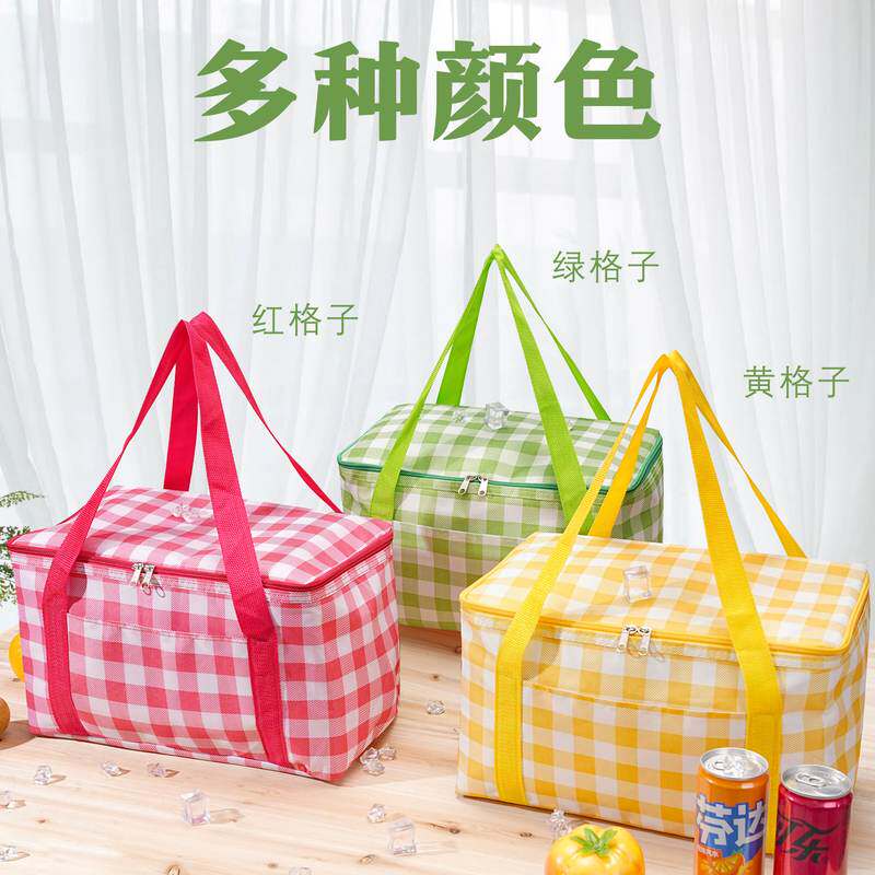 新款跨境牛津布大容量野餐包冰单肩外卖冰袋保温户外包便携包