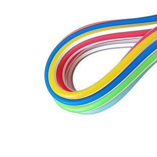 三代分体式霓虹灯管双色广告造字圆形分离式导光柔性霓虹灯硅胶条