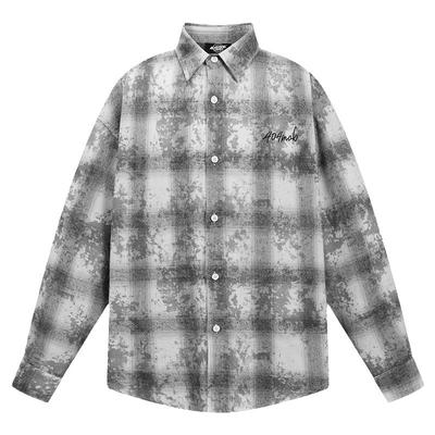 404MOB磨毛刺绣长袖衬衫